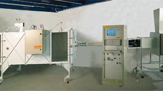 ATC320/WF is a laboratory system that manages aeraulic benches for the characterization of the airflow performance of fans